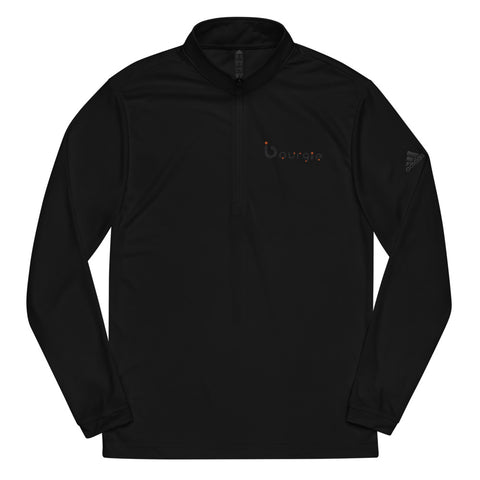 Bourgie monogram Quarter zip pullover