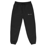New Bourgie Recycled tracksuit trousers front black