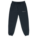 New Bourgie Recycled tracksuit trousers front navy
