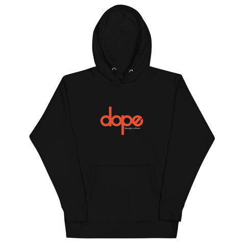 Limited Edition Orange is the new Dope Unisex Hoodie Black