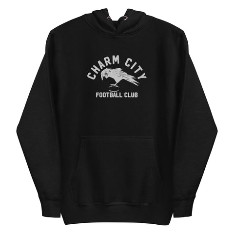 Embroided Charm City Football Unisex Hoodie