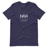 Black Fives Short-Sleeve Unisex T-Shirt Heather Midnight Navy