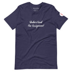 UTA Short-sleeve unisex t-shirt heather navy