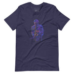 Jazzy Short-sleeve unisex t-shirt midnight navy heather 