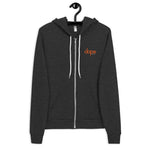 Dope Zip-up Hoodie sweater dark heather