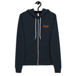 Dope Zip-up Hoodie sweater navy