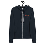 Dope Zip-up Hoodie sweater navy